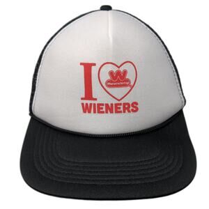 I Love Wieners Snapback Rope Trucker Hat Black One Size Outdoor Clipper